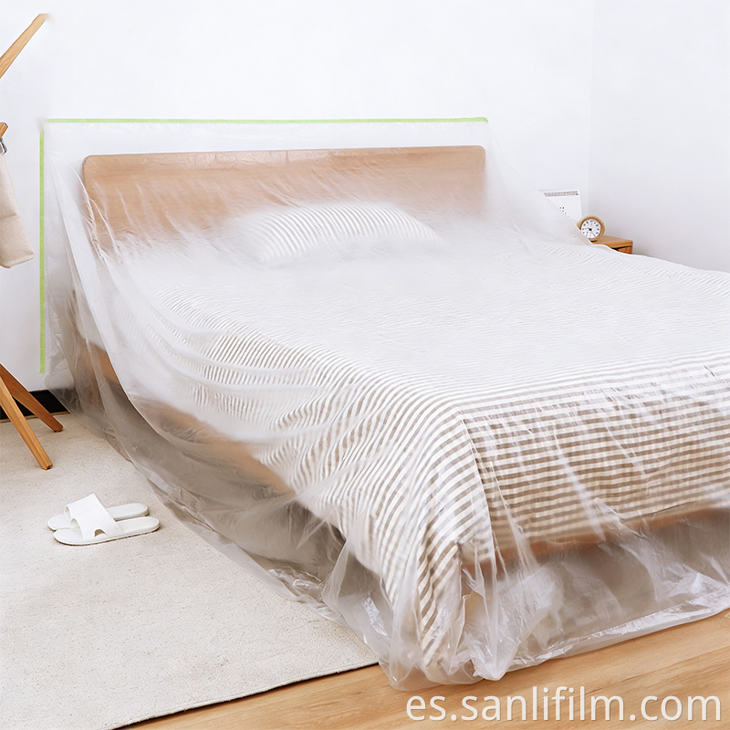 Temporary Shelter for Furniture Protective Film